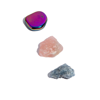 Air Sign Crystal Set: Gemini, Libra, Aquarius
